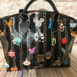 EUC Dooney & Bourke Disney World Charms satchel